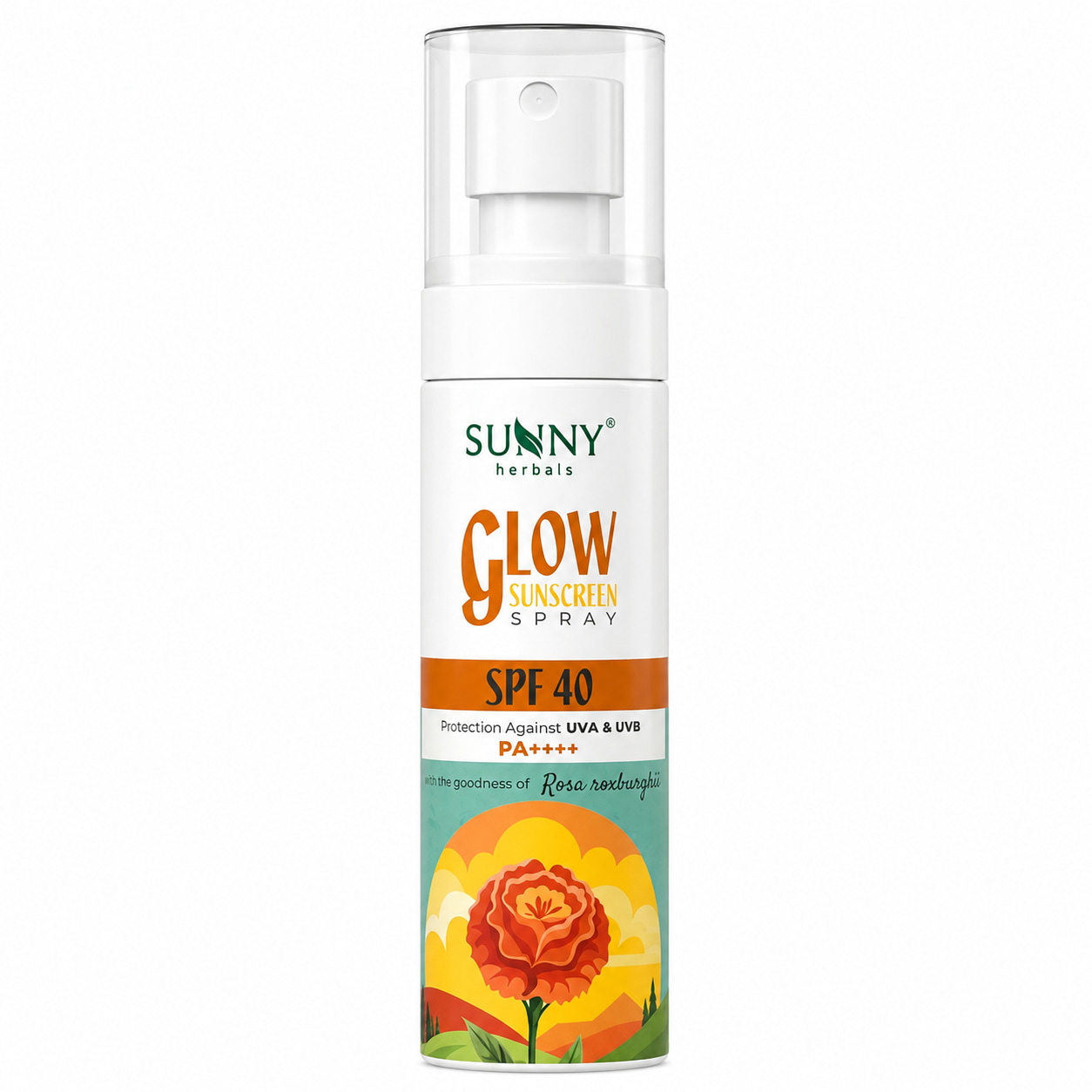 Glow Sunscreen Spray | SPF 40 | With Niacinamide | Sulphate-Free | Non-Sticky | Non-Oily | Protects from UVA/UVB | Lightweight | Natural Glow | Easy-to-Use Spray for All Skin Types